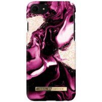 iDeal Of Sweden Golden Ruby Marble kryt pro iPhone 6 / 6S / 7 / 8 / SE (2020/2022) - fuchsiový