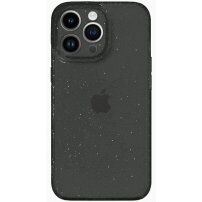 Transparentní kryt se třpytkami pro iPhone 14 Pro Max - šedý
