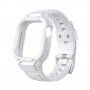 Odolné Armor pouzdro s řemínkem pro Apple Watch 45mm / 44mm / 42mm - bílé