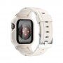Odolné Armor pouzdro s řemínkem pro Apple Watch 41mm / 40mm / 38mm - krémové