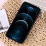 Ochranný kryt s pokovenou spodní částí pro iPhone 12 Pro Max - černý