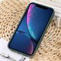 Ochranný kryt s pokovenou spodní částí pro iPhone XR - zelený