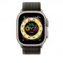 Nylonový řemínek trailový tah pro Apple Watch 42mm / 41mm / 40mm / 38mm - černošedý