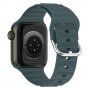 Silikonový řemínek Ocean Ripple pro Apple Watch Ultra 49mm / 46mm / 45mm / 44mm / 42mm - petrolejový