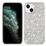 Ochranný kryt s flitry pro iPhone 14 Plus - stříbrný