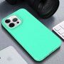 Matný ekologicky rozložitelný kryt pro iPhone 14 Plus - tyrkysový