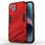 Odolný ochranný kryt se stojánkem pro iPhone 14 - červený