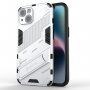Odolný ochranný kryt se stojánkem pro iPhone 14 - bílý
