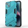 Odolný ochranný kryt se stojánkem pro iPhone 14 - modrý