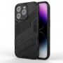 Odolný ochranný kryt se stojánkem pro iPhone 14 Pro - černý