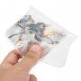 Transparentní kryt s mramorovým vzorem pro iPhone 14 Pro Max - šedý