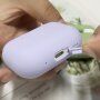 Silikonový ochranný obal pro AirPods Pro 2 s Lightning konektorem - červený