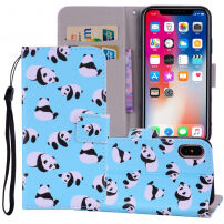 Flipové pouzdro pro iPhone XS Max - pandy
