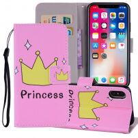 Flipové pouzdro pro iPhone XS Max - princezna