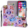 Flipové pouzdro pro iPhone XS Max - sovy
