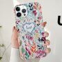 Lesklý kryt s malovaným vzorem pro iPhone 13 Pro - Love