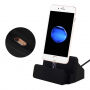 Nabíjecí a dokovací magnetická stanice pro iPhone - černá