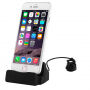 Nabíjecí a dokovací magnetická stanice pro iPhone - černá