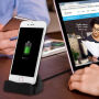 Nabíjecí a dokovací magnetická stanice pro iPhone - černá