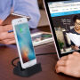 Nabíjecí a dokovací magnetická stanice pro iPhone - černá
