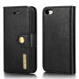 2v1 odnímatelné pouzdro pro iPhone 5 / 5S / SE (2016) - černé