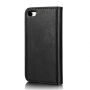 2v1 odnímatelné pouzdro pro iPhone 5 / 5S / SE (2016) - černé