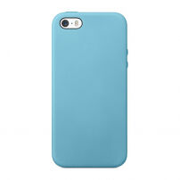Elegantní kryt na Apple iPhone 5 / 5S / SE (2016) - světle modrý