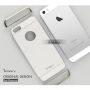 IPAKY elegantní kryt pro iPhone 5 / 5S / SE (2016) - stříbrný