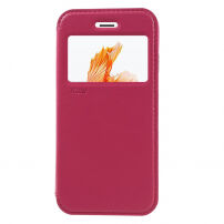 ROAR flipové pouzdro s průzorem pro iPhone SE (2020/2022) / 8 / 7 - růžová