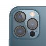 Tvrzené sklo se třpytivými rámečky k ochraně čoček fotoaparátu pro iPhone 12 Pro - černé