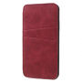 Flipové vintage pouzdro pro iPhone XS / iPhone X - červené