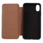 Flipové vintage pouzdro pro iPhone XS / iPhone X - červené