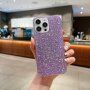 Ochranný kryt se třpytivými flitry pro iPhone 12 Pro Max - fialový