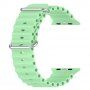 Silikonový oceánský řemínek pro Apple Watch Ultra 49mm / 46mm / 45mm / 44mm / 42mm - zelený