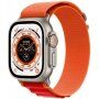 Nylonový řemínek alpský tah pro Apple Watch Ultra 49mm / 46mm / 45mm / 44mm / 42mm - oranžovočervený