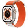 Nylonový řemínek alpský tah pro Apple Watch Ultra 49mm / 46mm / 45mm / 44mm / 42mm - oranžovobílý