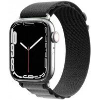 Nylonový řemínek alpský tah pro Apple Watch 42mm / 41mm / 40mm / 38mm - šedočerný