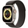Nylonový řemínek trailový tah pro Apple Watch 42mm / 41mm / 40mm / 38mm - černošedý