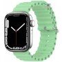 Silikonový oceánský řemínek pro Apple Watch Ultra 49mm / 46mm / 45mm / 44mm / 42mm - zelený