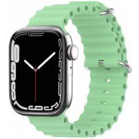 Silikonový oceánský řemínek pro Apple Watch 42mm / 41mm / 40mm / 38mm - zelený