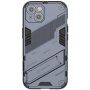 Odolný ochranný kryt se stojánkem pro iPhone 14 - šedý