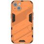 Odolný ochranný kryt se stojánkem pro iPhone 14 - oranžový