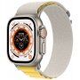 Nylonový řemínek alpský tah pro Apple Watch Ultra 49mm / 46mm / 45mm / 44mm / 42mm - béžovožlutý