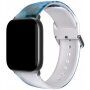 Řemínek se vzorem pro Apple Watch 42mm / 41mm / 40mm / 38mm - modrý mramor