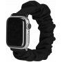 Elastický řemínek ve stylu gumičky pro Apple Watch 42mm / 41mm / 40mm / 38mm - černý