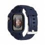 Odolné Armor pouzdro s řemínkem pro Apple Watch 41mm / 40mm / 38mm - tmavě modré