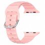 Silikonový řemínek Ocean Ripple pro Apple Watch Ultra 49mm / 46mm / 45mm / 44mm / 42mm - růžový