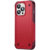 Super odolný ochranný kryt pro iPhone 13 Pro - červený