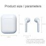 i12 TWS bezdrátová sluchátka s nabíjecím pouzdrem pro Apple zařízení - bílá
