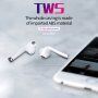 ZEALOT H20 Bluetooth bezdrátová sluchátka s nabíjecím pouzdrem pro Apple zařízení - bílá
